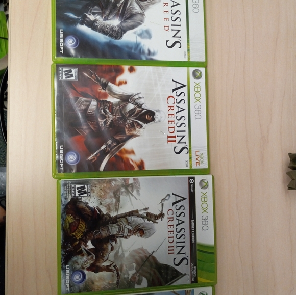 Assassin’s Creed I, 2, 3, 4 Black Flag Xbox 360 Video Games Lot of 4 Games - Picture 10 of 10